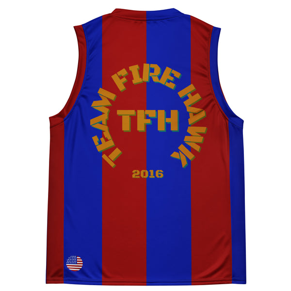 Team Fire Hawk Unisex Basketball Jersey