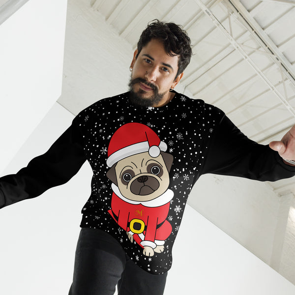 Christmas Pug Unisex Sweatshirt