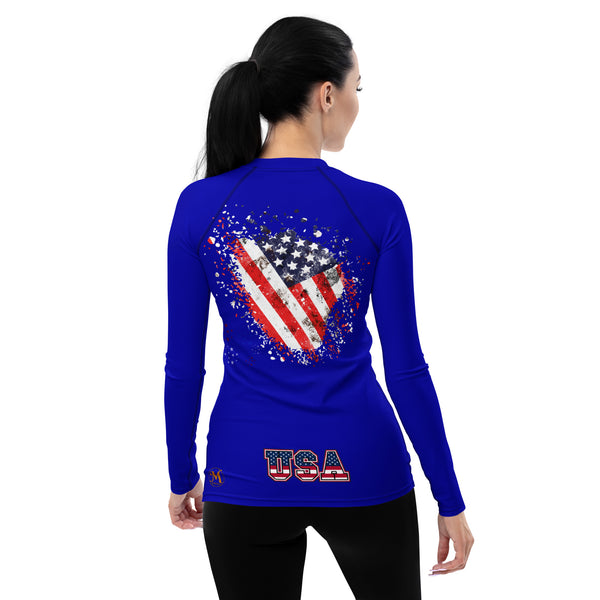 USA Hero Women's Compression Tshirt