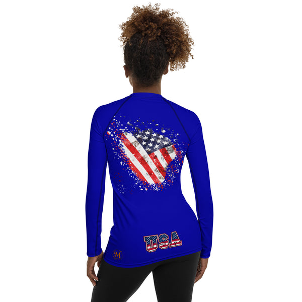 USA Hero Women's Compression Tshirt