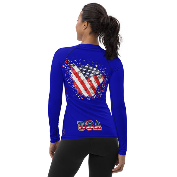 USA Hero Women's Compression Tshirt