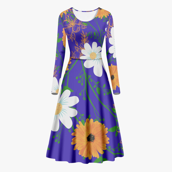 Tropical Flowers One Piece Dress