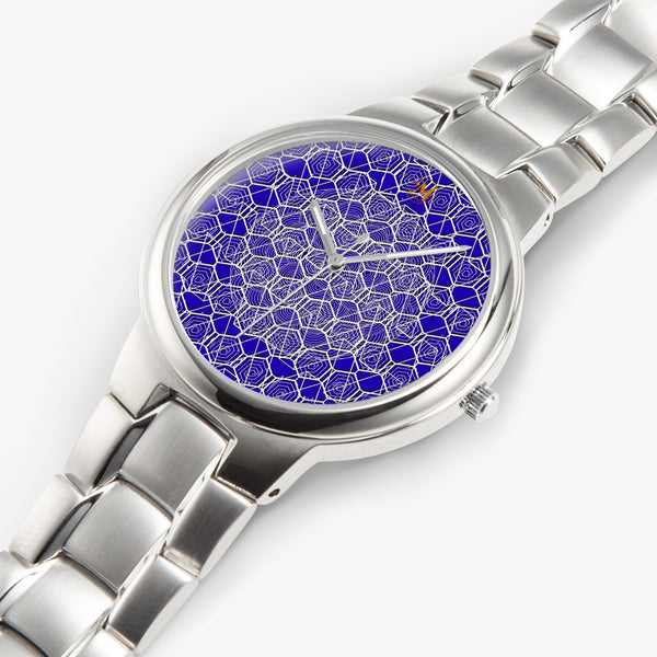 Tribal Blue Stainless Steel Quartz Watch