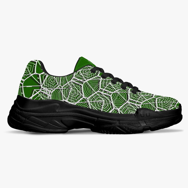 Tribal Green Majestic Sneakers