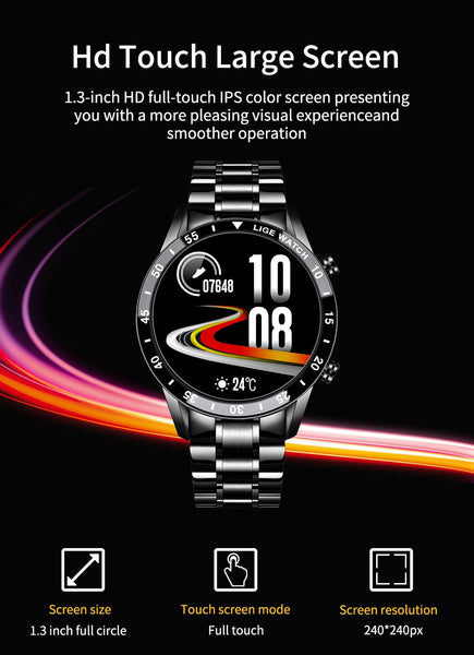 LIGE Luxury Smart Watch