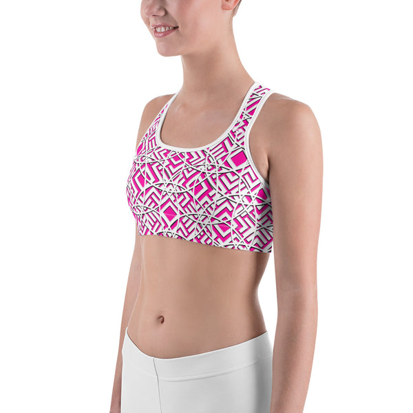 Majestic Pink Sports bra