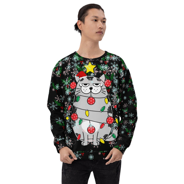 Christmas Cat Unisex Sweatshirt
