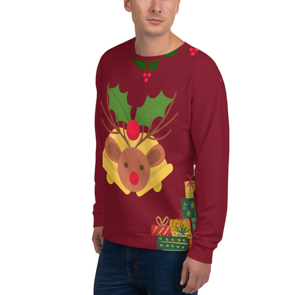 Christmas Reindeer Unisex Sweatshirt