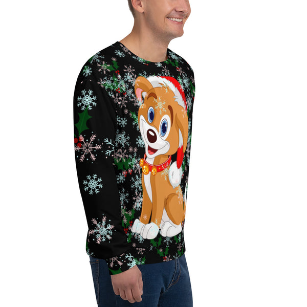 Christmas Puppy Unisex Sweatshirt