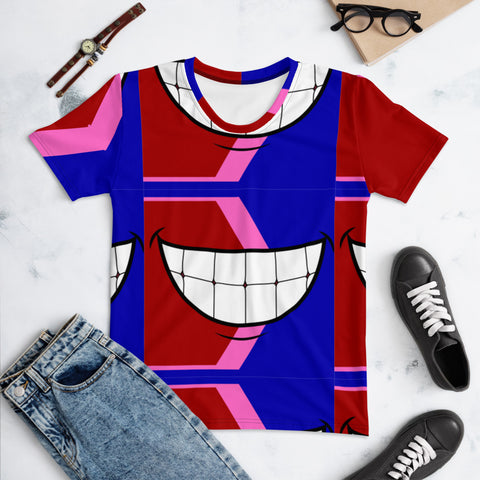 Smile Tri Color Women's T-shirt