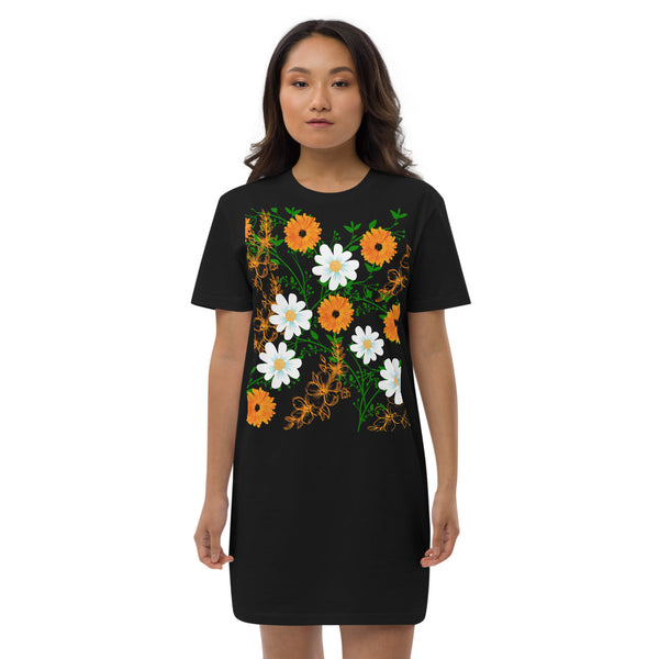 Tropical Flowers cotton Dress