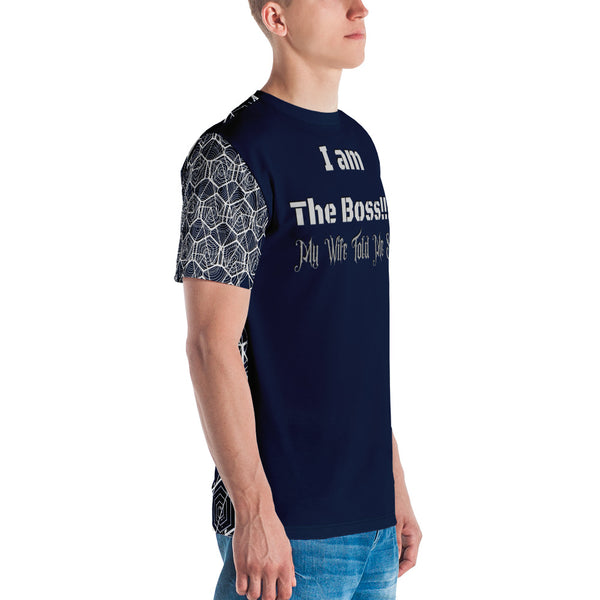 I AM THE BOSS T-Shirt with Tribal Design