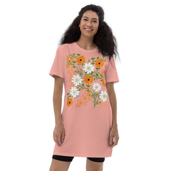 Tropical Flowers cotton Dress