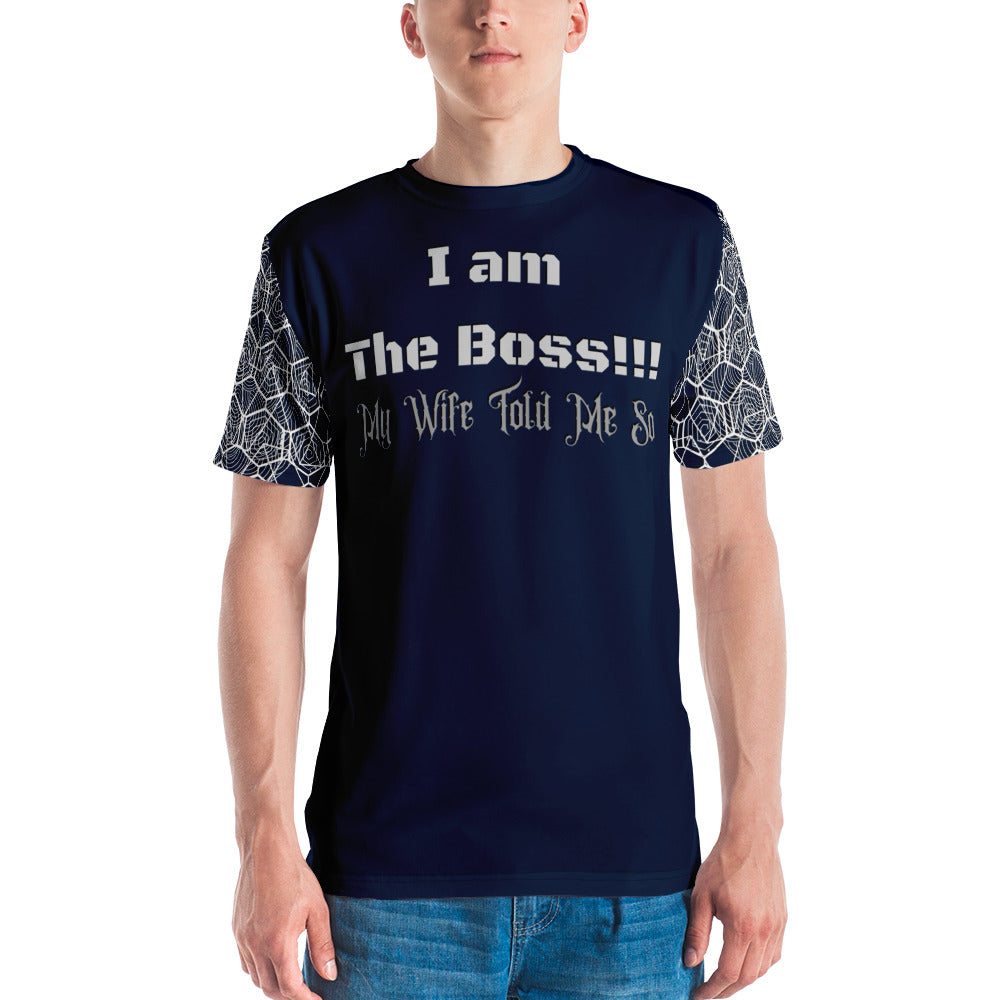 I AM THE BOSS T-Shirt with Tribal Design