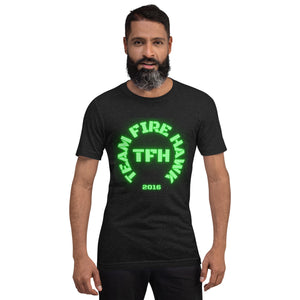 Team Fire Hawk Green Unisex t-shirt