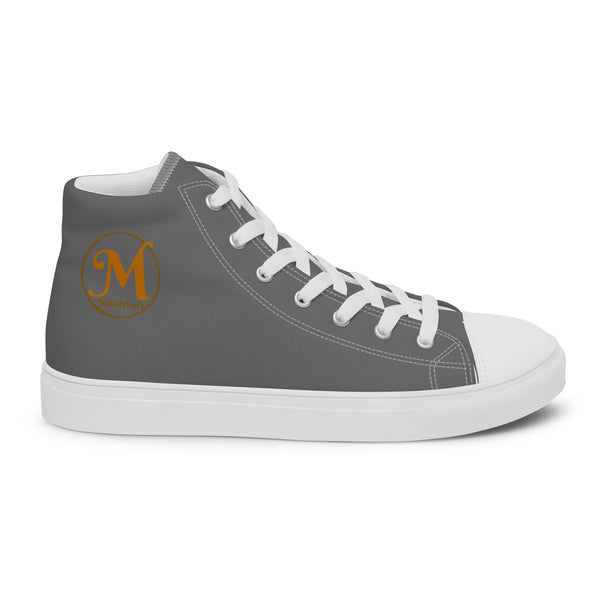 Middleton's Grey Women’s high top canvas shoes